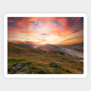 Winter Sunset Tweeddale Sticker